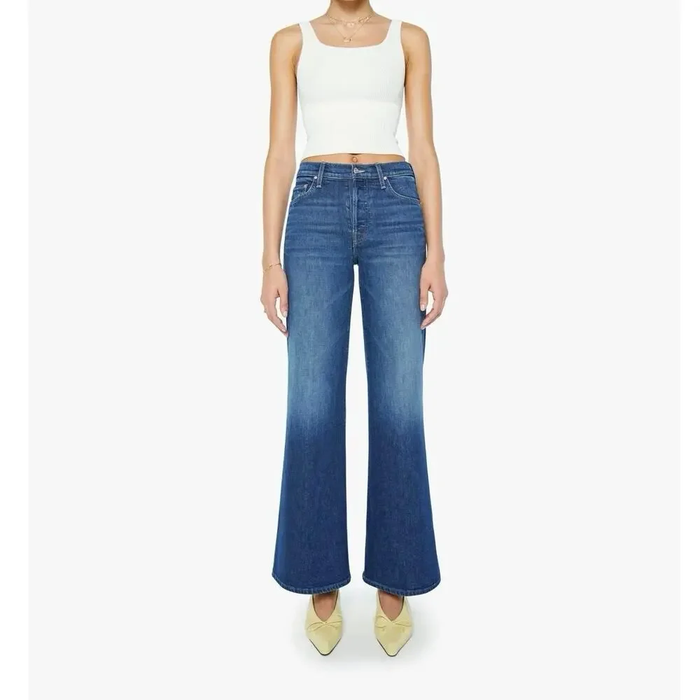 Mother SUPERIOR Lil’ Tomcat Roller Skimp 29 Perfectly Imperfect Wide Leg Jeans